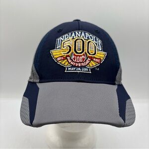 Indianapolis 500 2011 100th Anniversary Navy/Gray Reebok Adjustable Fitted Hat